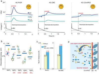 粘結(jié)劑誘導(dǎo)的超薄SEI實現(xiàn)硬碳高效儲鈉